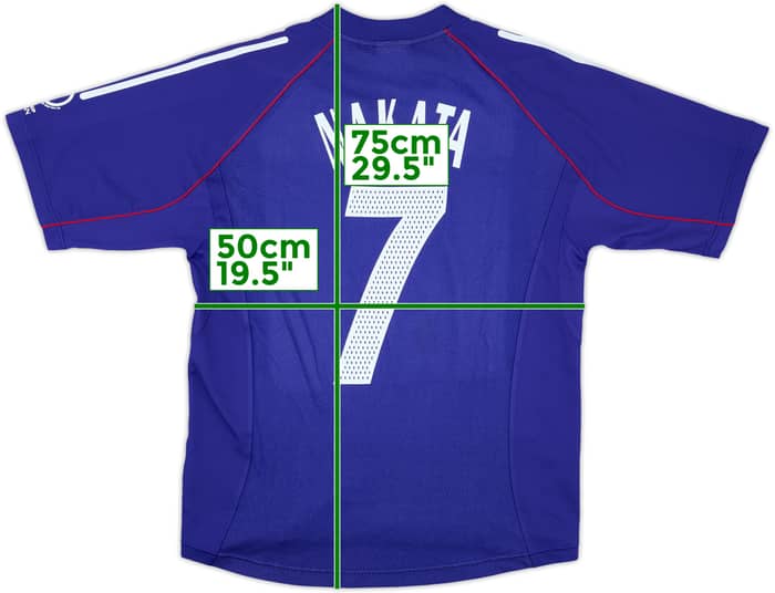 2002-04 Japan Home Shirt Nakata #7 - 8/10 - (M)