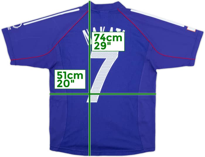 2002-04 Japan Home Shirt Nakata #7 - 10/10 - (M)