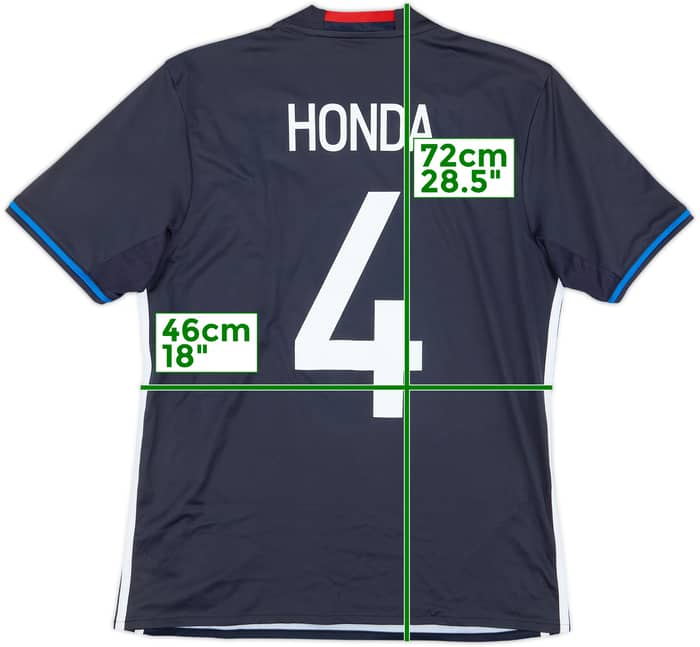 2016-17 Japan Home Shirt Honda #4 - 6/10 - (S)