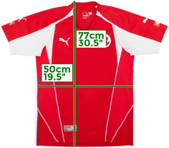 2004-06 Switzerland Home Shirt - 5/10 - (M)