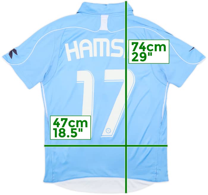2008-09 Napoli Home Shirt Hamsik #17 - 6/10 - (S)