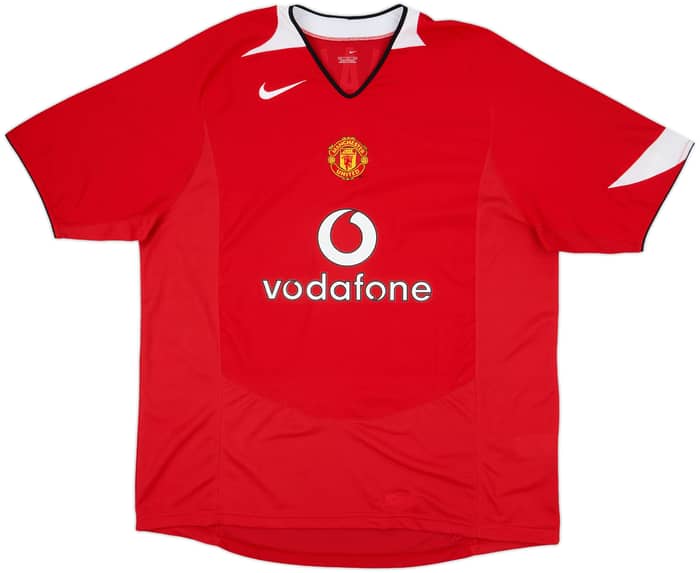 2004-06 Manchester United Home Shirt Ronaldo #7 - 8/10 - (XL)