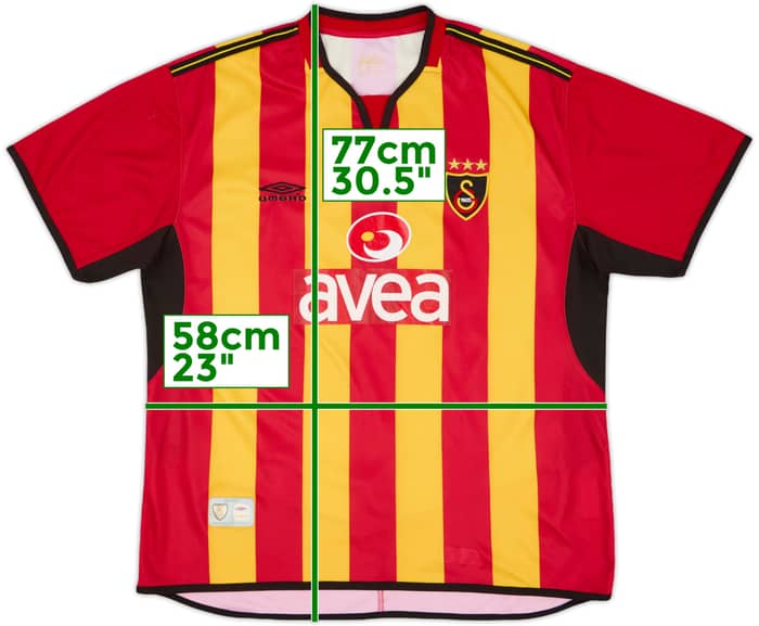 2004-05 Galatasaray Home Shirt - 8/10 - (L)