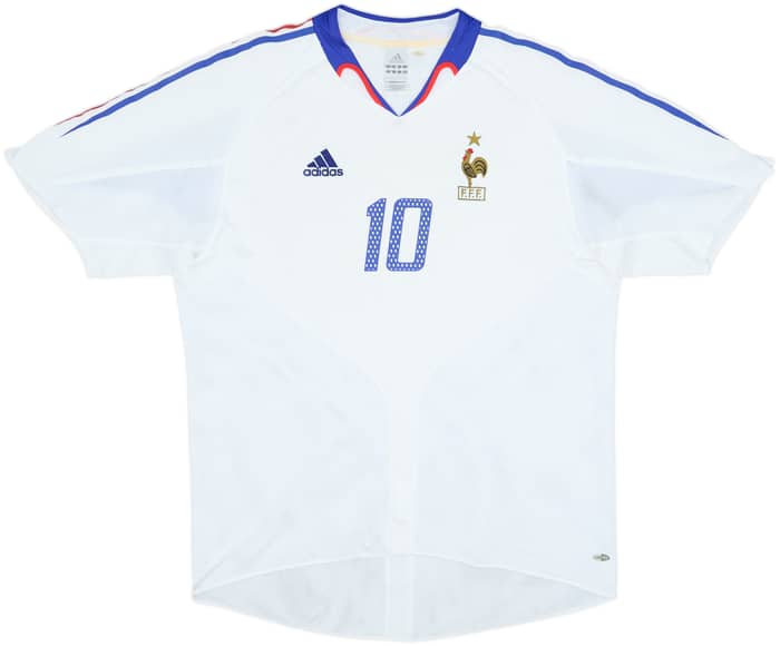 2004-06 France Away Shirt Zidane #10 - 6/10 - (XL)