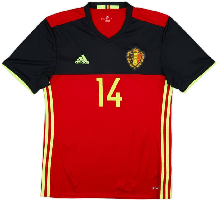 2016-17 Belgium Home Shirt Mertens #14 - 10/10 - (M)