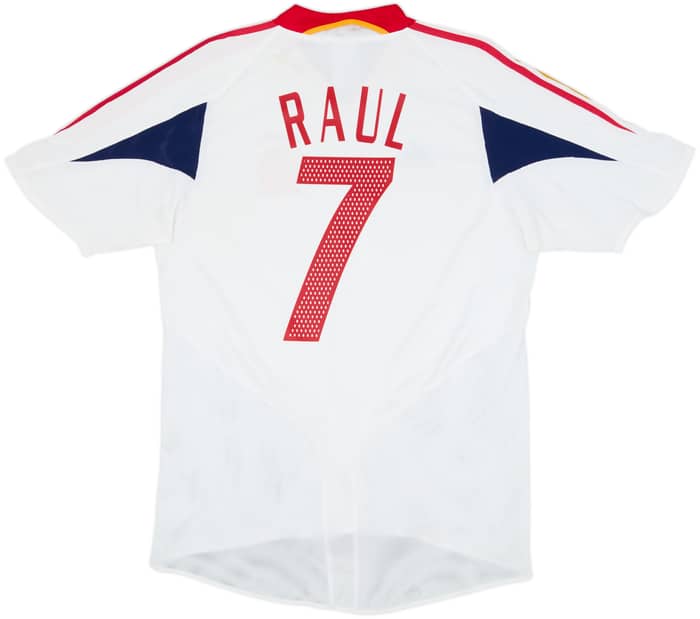 2004-06 Spain Away Shirt Raul #7 - 8/10 - (M)