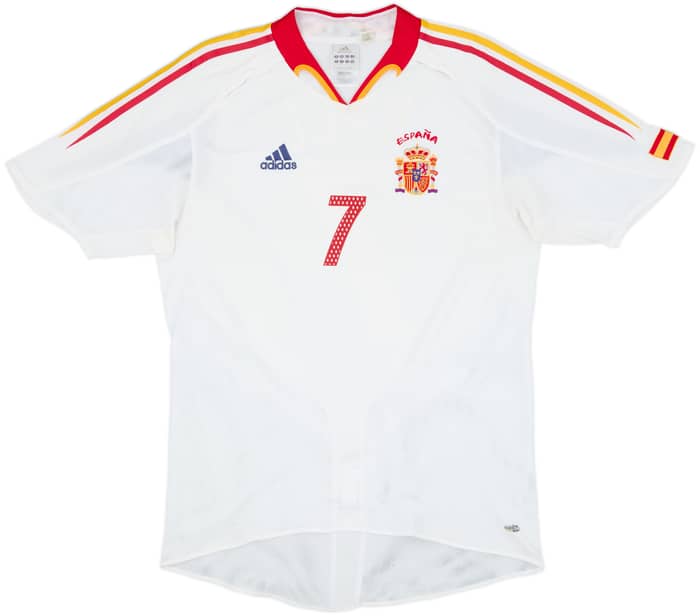 2004-06 Spain Away Shirt Raul #7 - 8/10 - (M)