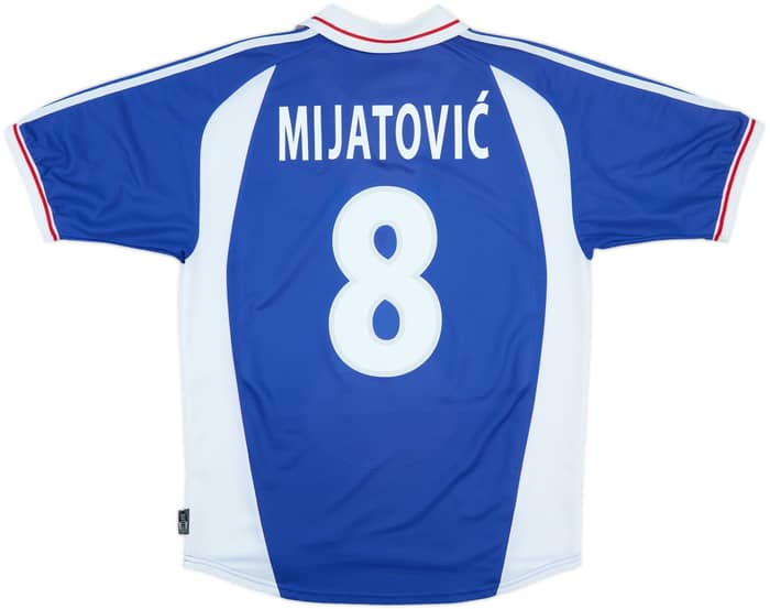 2000-01 Yugoslavia Home Shirt Mijatovic #8 - 10/10 - (M)