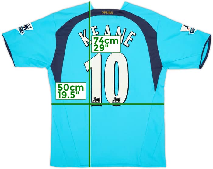 2006-07 Tottenham Away Shirt Keane #10 (M)