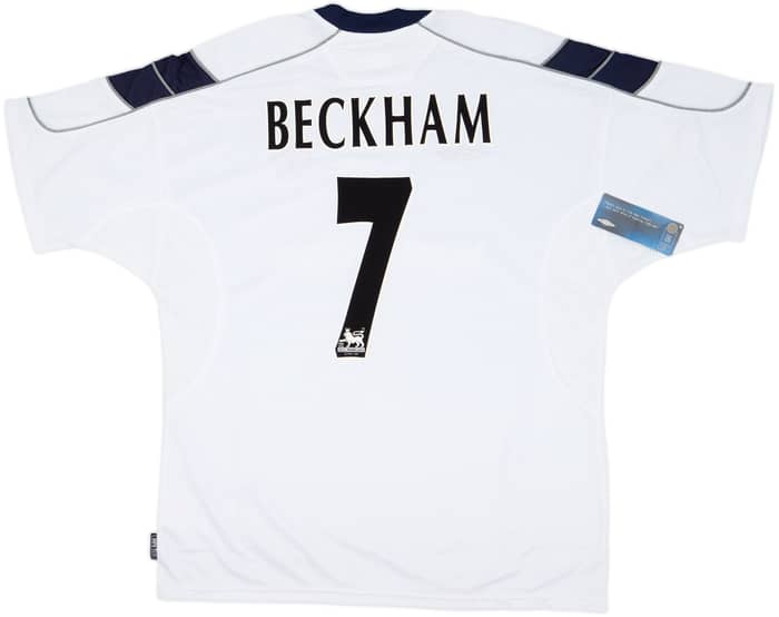 2000-01 Manchester United Away Shirt Beckham #7 (XL)