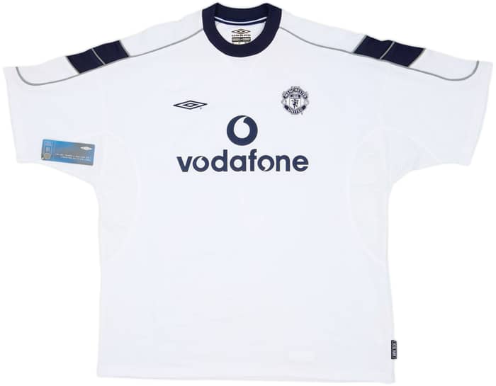 2000-01 Manchester United Away Shirt Beckham #7 (XXL)
