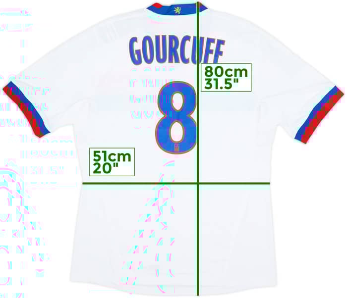 Camiseta de local del Lyon 2011-12 Gourcuff #8 (L)