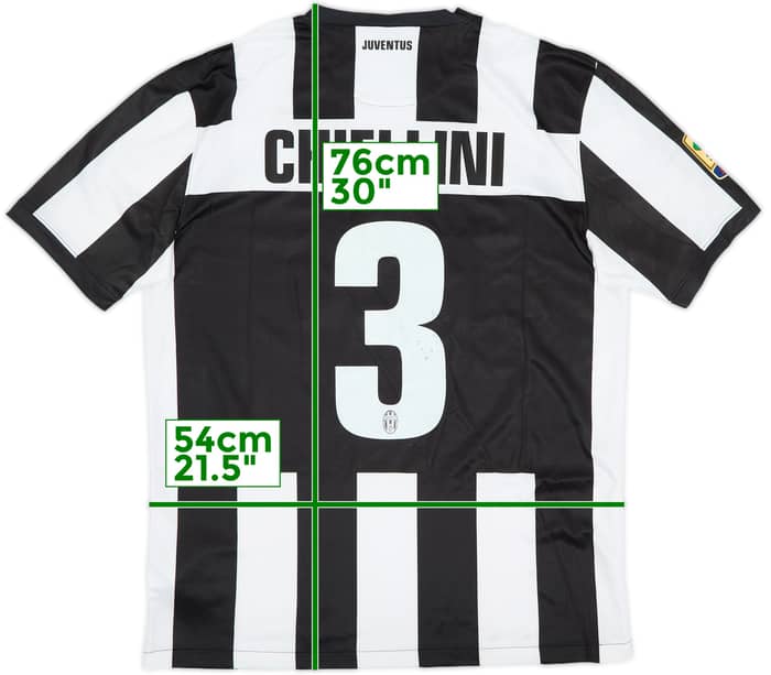 2012-13 Juventus Home Shirt Chiellini #3 (L)