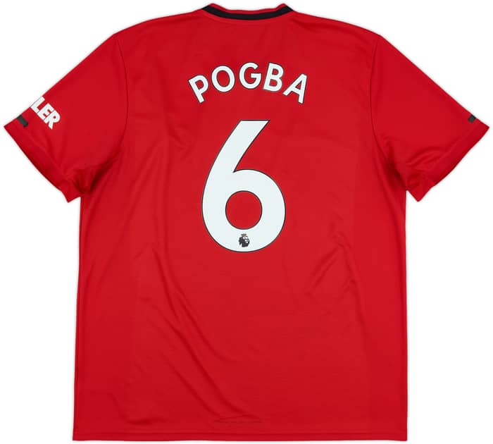 2019-20 Manchester United Home Shirt Pogba #6 - 6/10 - (XL)