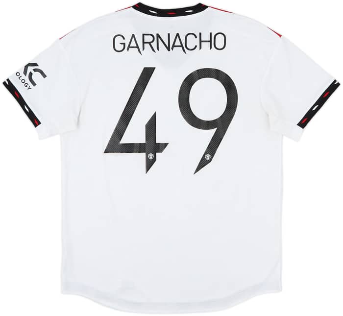 2022-23 Manchester United Authentic Away Shirt Garnacho #49 - 8/10 - (L)