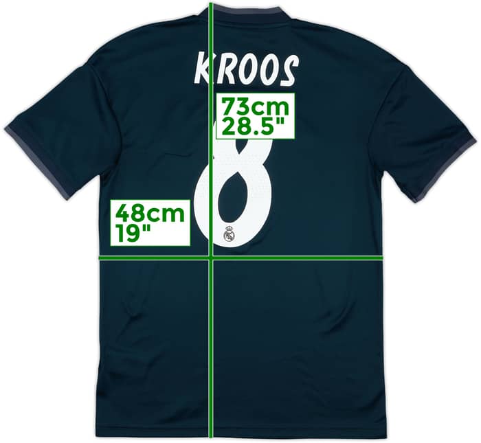 2018-19 Real Madrid Away Shirt Kroos #8 - 6/10 - (S)