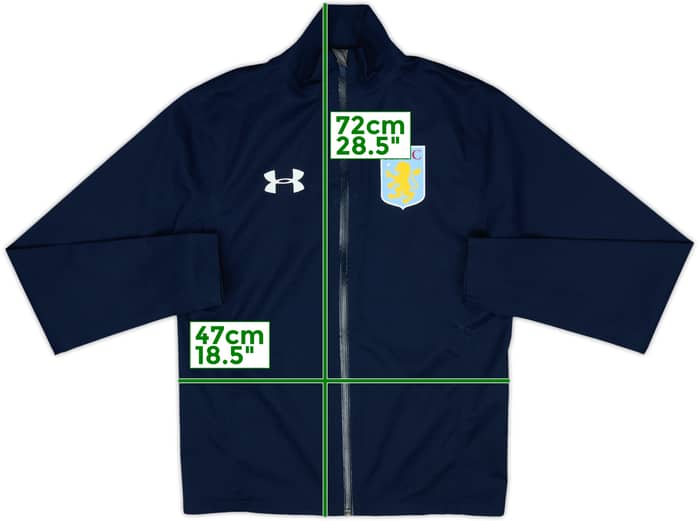 2016-18 Aston Villa Under Armour Track Jacket - 9/10 - (S)