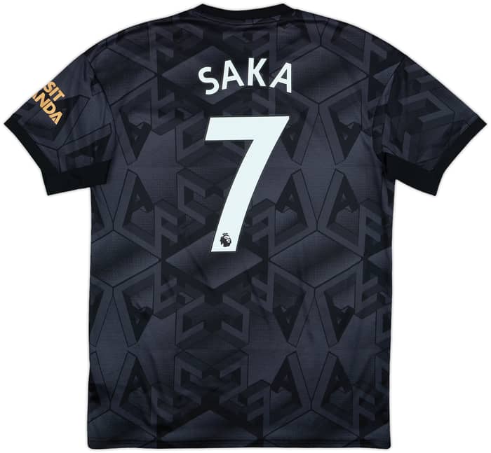 2022-23 Arsenal Away Shirt Saka #7 - 9/10 - (M)