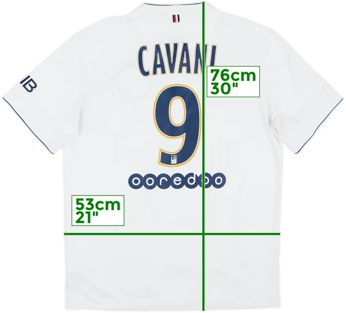 2014-15 Paris Saint-Germain Away Shirt Cavani #9 - 8/10 - (L)