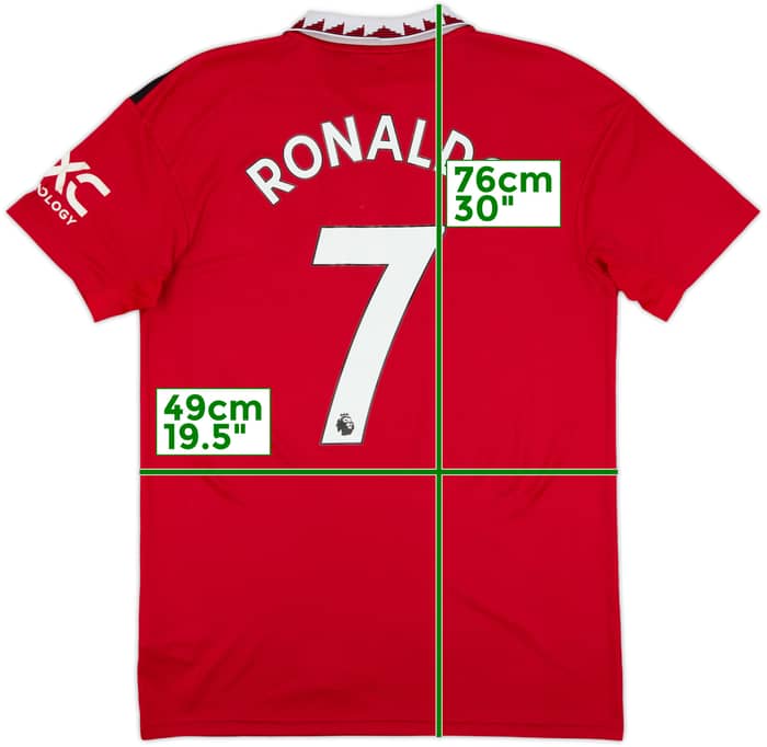 2022-23 Manchester United Home Shirt Ronaldo #7 - 6/10 - (M)