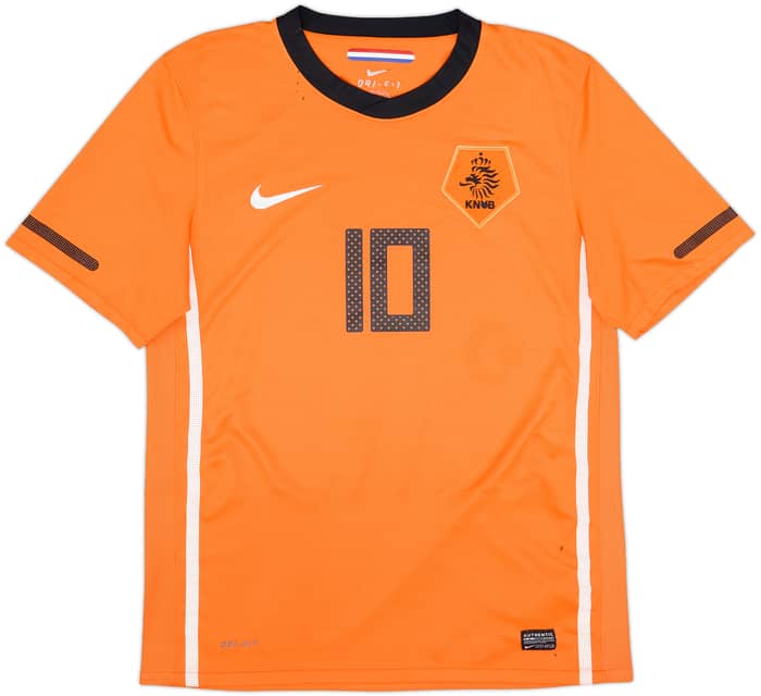 2010-11 Netherlands Home Shirt Sneijder #10 - 6/10 - (M)