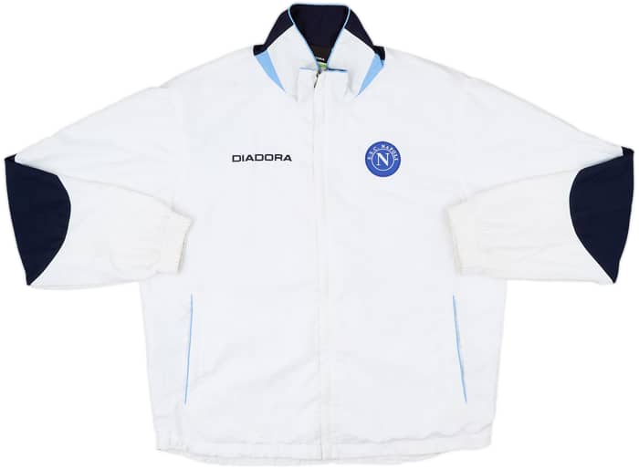 2006-07 Napoli Diadora Track Jacket - 7/10 - (L)