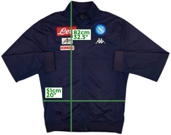 2015-16 Napoli Kappa Track Jacket - 5/10 - (XXL)