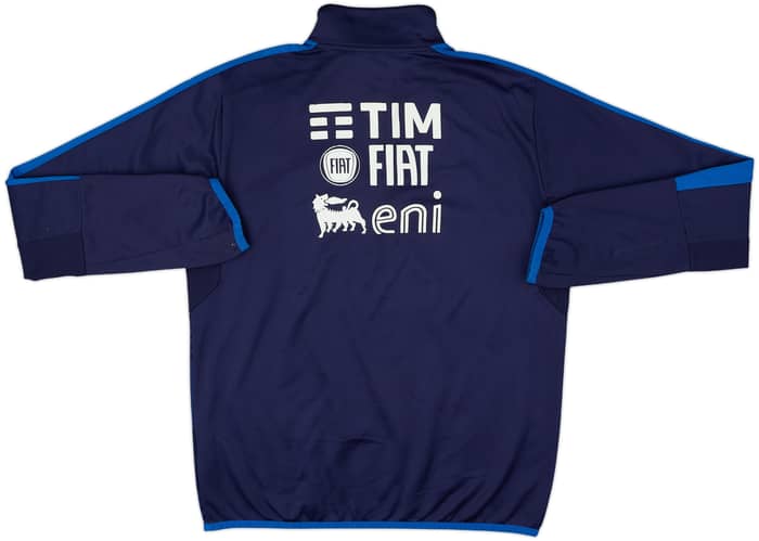 2014-15 Italy Player Issue Puma 1/4 Zip Drill Top - 6/10 - (L)