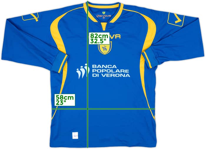 2009-10 Chievo Verona Givova Training L/S Shirt - 8/10 - (XL)