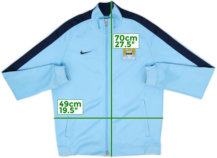 2014-15 Manchester City Nike Track Jacket - 7/10 - (M)