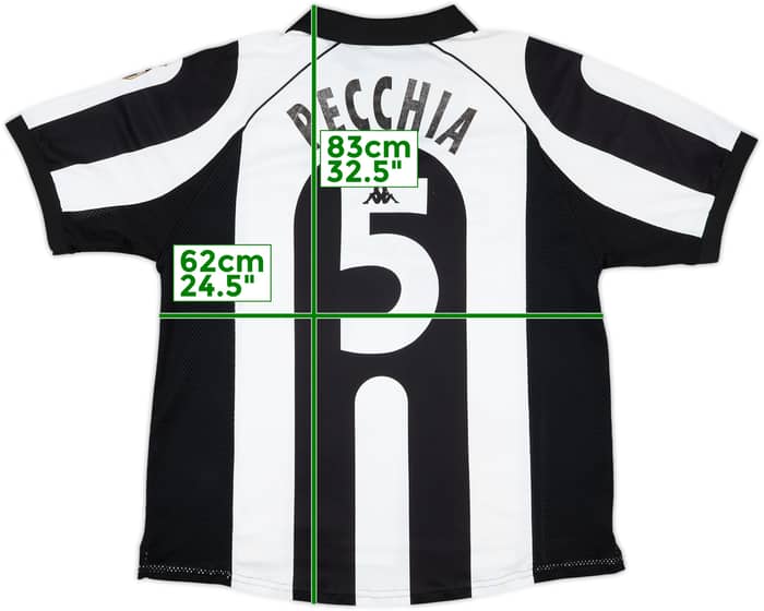 1997-98 Juventus Player Issue Home Shirt Pecchia #5 - 5/10 - (XL)