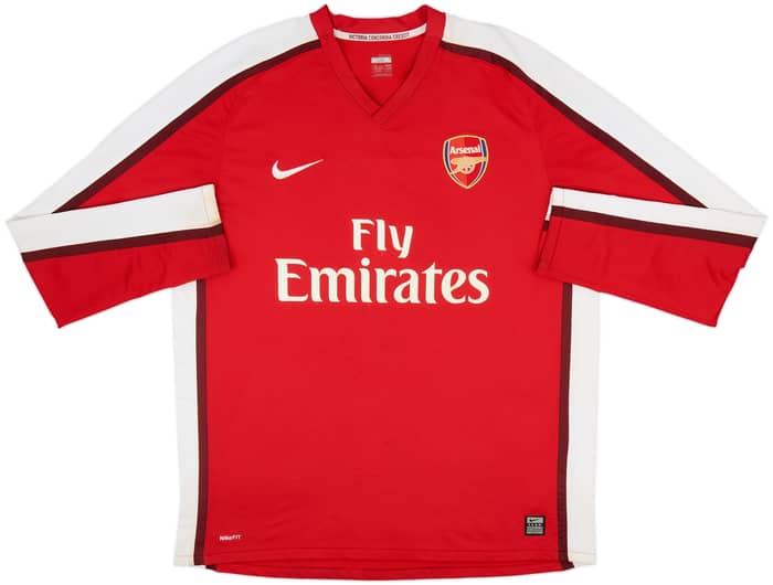 2008-10 Arsenal Home L/S Shirt Fabregas #4 - 6/10 - (XL)