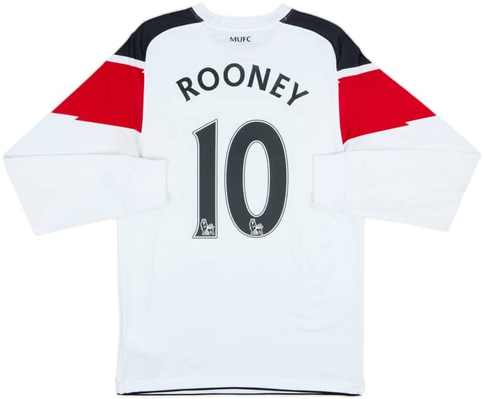 2010-12 Manchester United Away L/S Shirt Rooney #10 - 6/10 - (M)