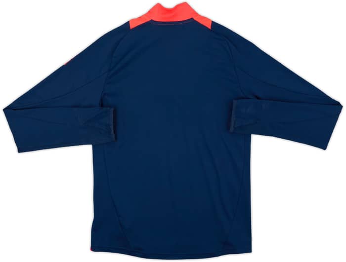 2024-25 Manchester United adidas 1/4 Zip Drill Top - 7/10 - (L.Boys)