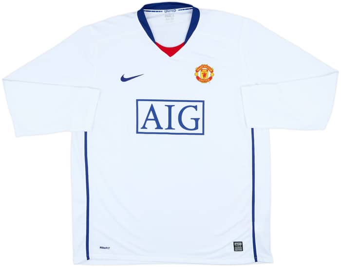 2008-10 Manchester United Away L/S Shirt Ronaldo #7 - 10/10 - (XL)