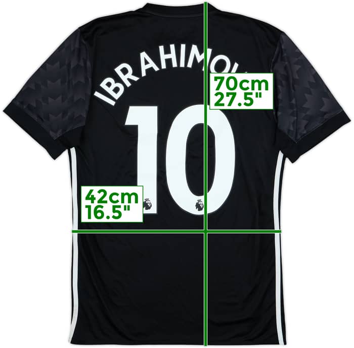 2017-18 Manchester United Away Shirt Ibrahimovic #10 - 6/10 - (S)