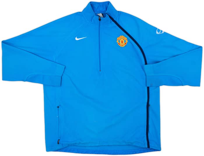 2004-05 Manchester United Nike 1/4 Zip Fleece Top - 5/10 - (XL)
