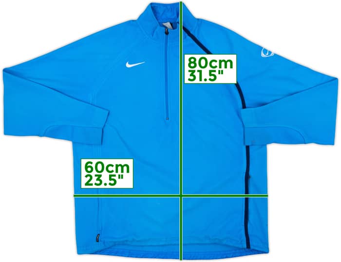 2004-05 Manchester United Nike 1/4 Zip Fleece Top - 5/10 - (XL)