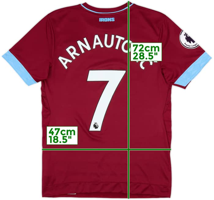 2018-19 West Ham Home Shirt Arnautovic #7 - 8/10 - (S)