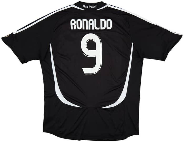 2006-07 Real Madrid Away Shirt Ronaldo #9 - 8/10 - (XL)