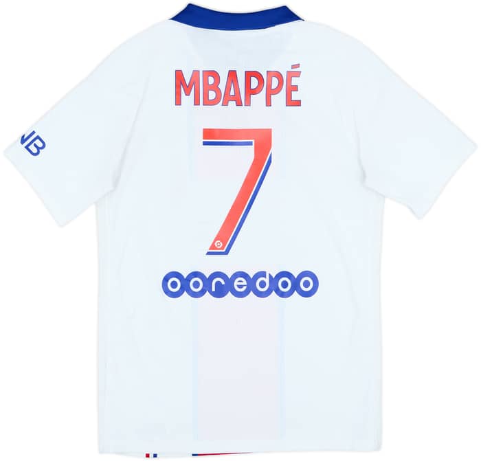 2020-21 Paris Saint-Germain Authentic Away Shirt Mbappe #7 - 8/10 - (S)