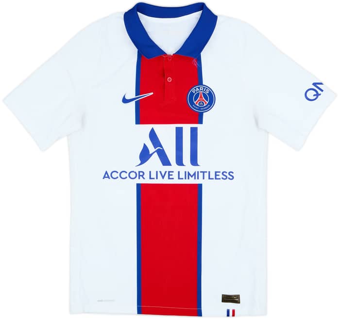 2020-21 Paris Saint-Germain Authentic Away Shirt Mbappe #7 - 8/10 - (S)