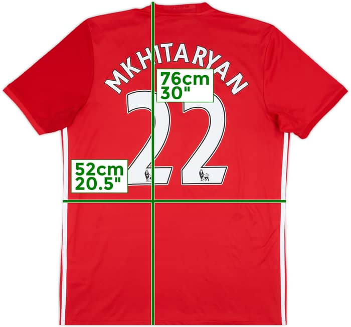 2016-17 Manchester United Home Shirt Mkhitaryan #22 - 7/10 - (L)