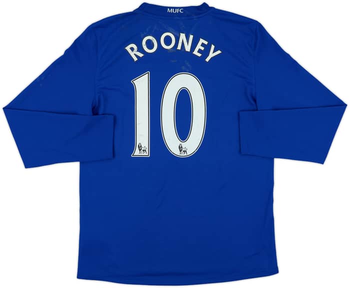 2008-09 Manchester United Third L/S Shirt Rooney #10 - 4/10 - (M)