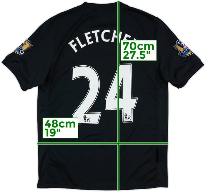 2009-10 Manchester United Away Shirt Fletcher #24 - 6/10 - (S)