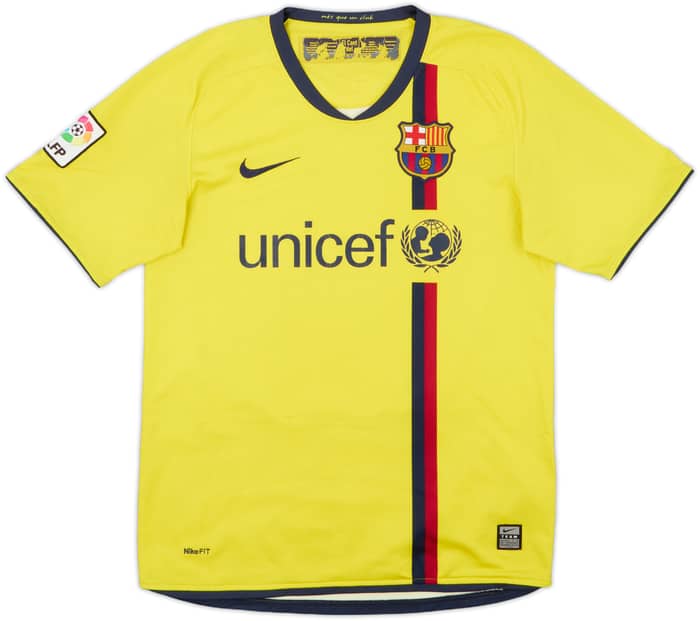 2008-10 Barcelona Away Shirt Ibrahimovic #9 - 7/10 - (S)