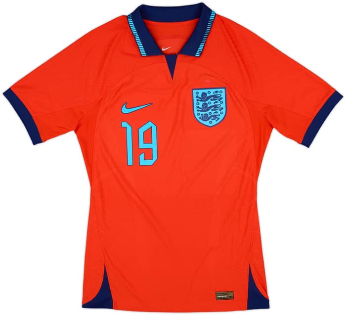 2022-23 England Player Issue Away Shirt #19 - 10/10 - (S)
