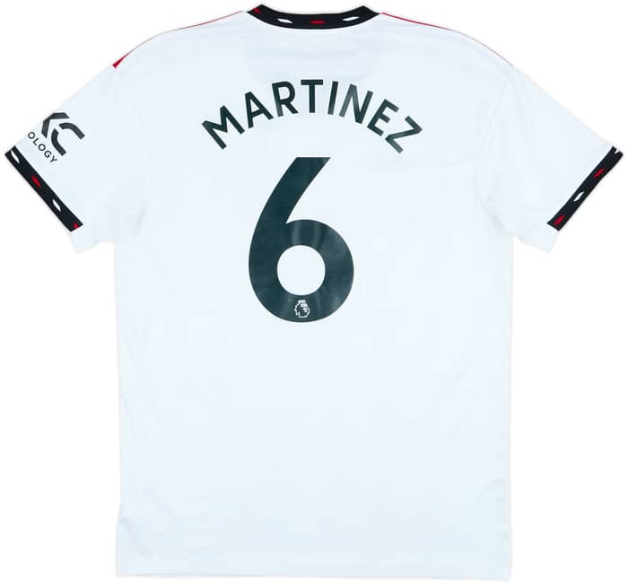 2022-23 Manchester United Away Shirt Martinez #6 - 8/10 - (L)