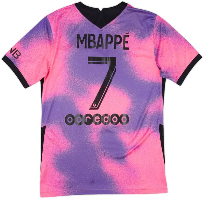 2020-21 Paris Saint-Germain Fourth Shirt Mbappe #7 - 8/10 - (S)