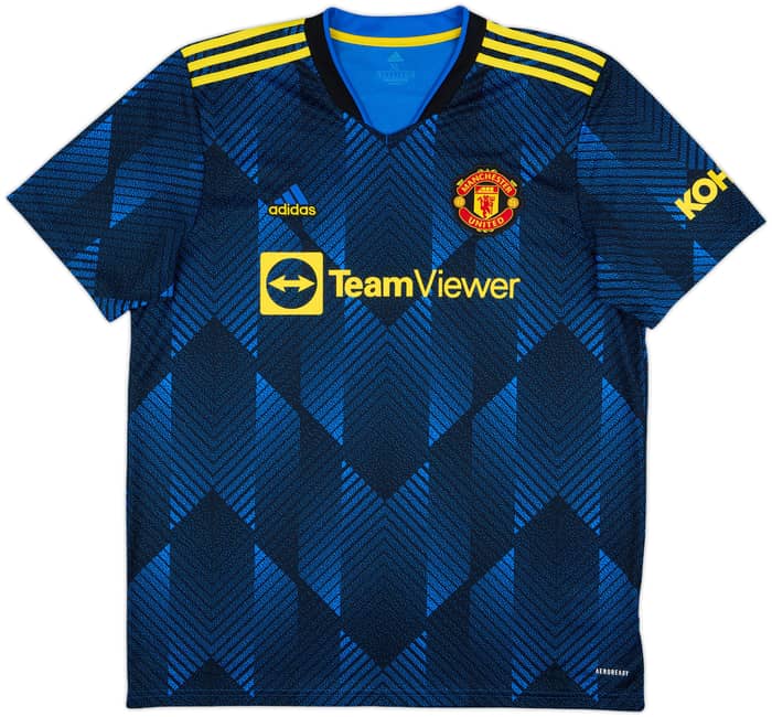 2021-22 Manchester United Third Shirt Fred #17 - 8/10 - (XL)